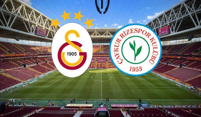 Galatasaray Çaykur Rizespor maçı hangi kanalda canlı yayınlanacak? GS Rizespor maçı saat kaçta? Muhtemel ilk 11'ler