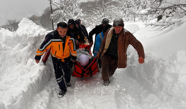 Karın ortasında KOAH hastasına böyle ulaşıldı