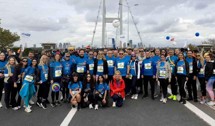 Türk Eğitim Derneği, İstanbul Maratonu’nda rekor bağışla tarih yazdı