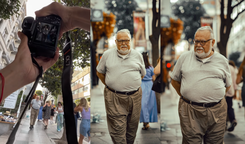 Celal Şengör, Sokak Fotoğrafçısının Objektifine Takıldı (1)