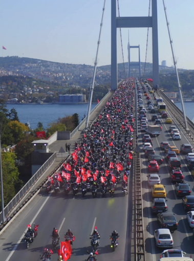 Cumhuriyetimizin 101. Yılına Özel Motosiklet Korteji